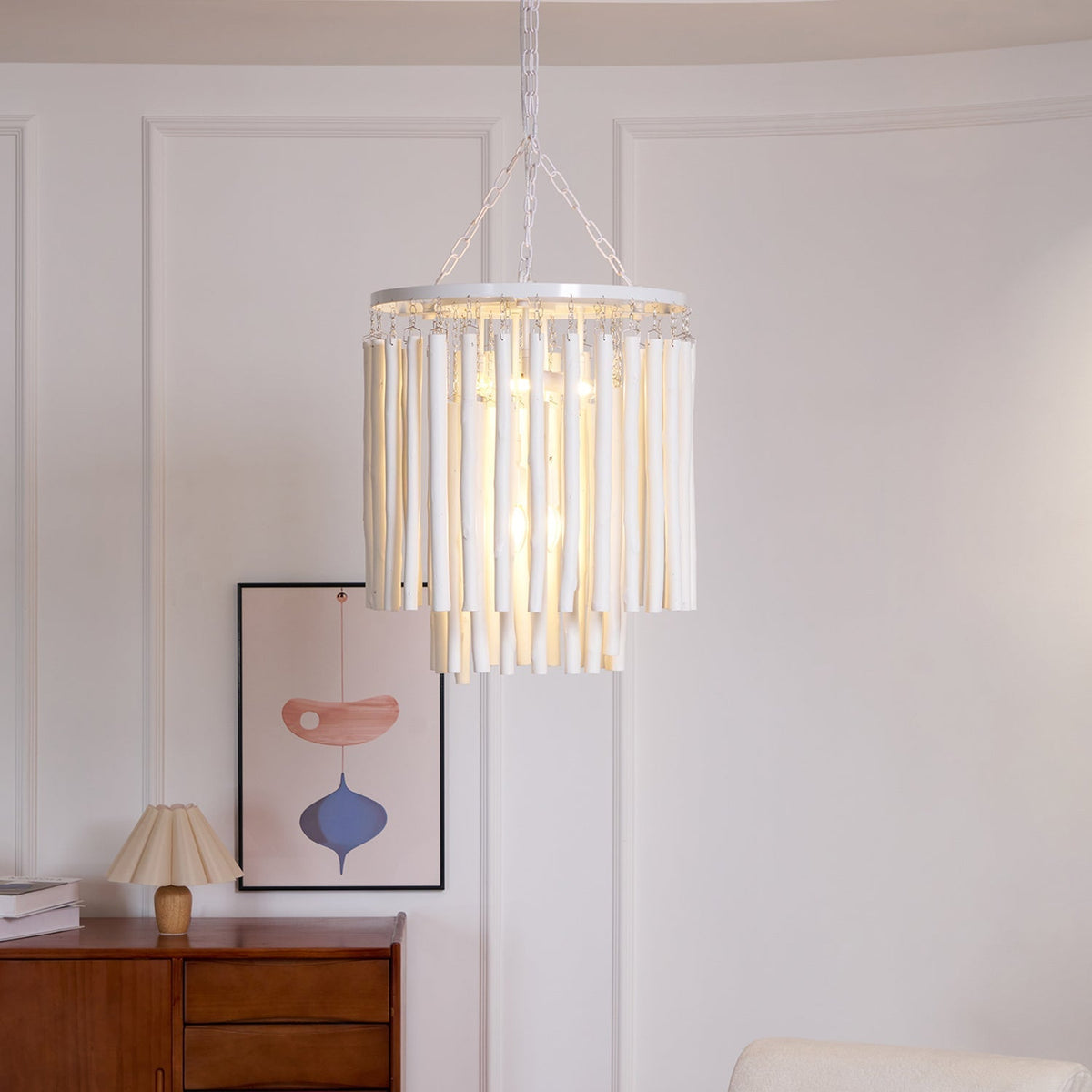 Swinton Tilda Chandelier - 5 Heads ∅ 19.7″ x H 20.9″Blackcasivra
