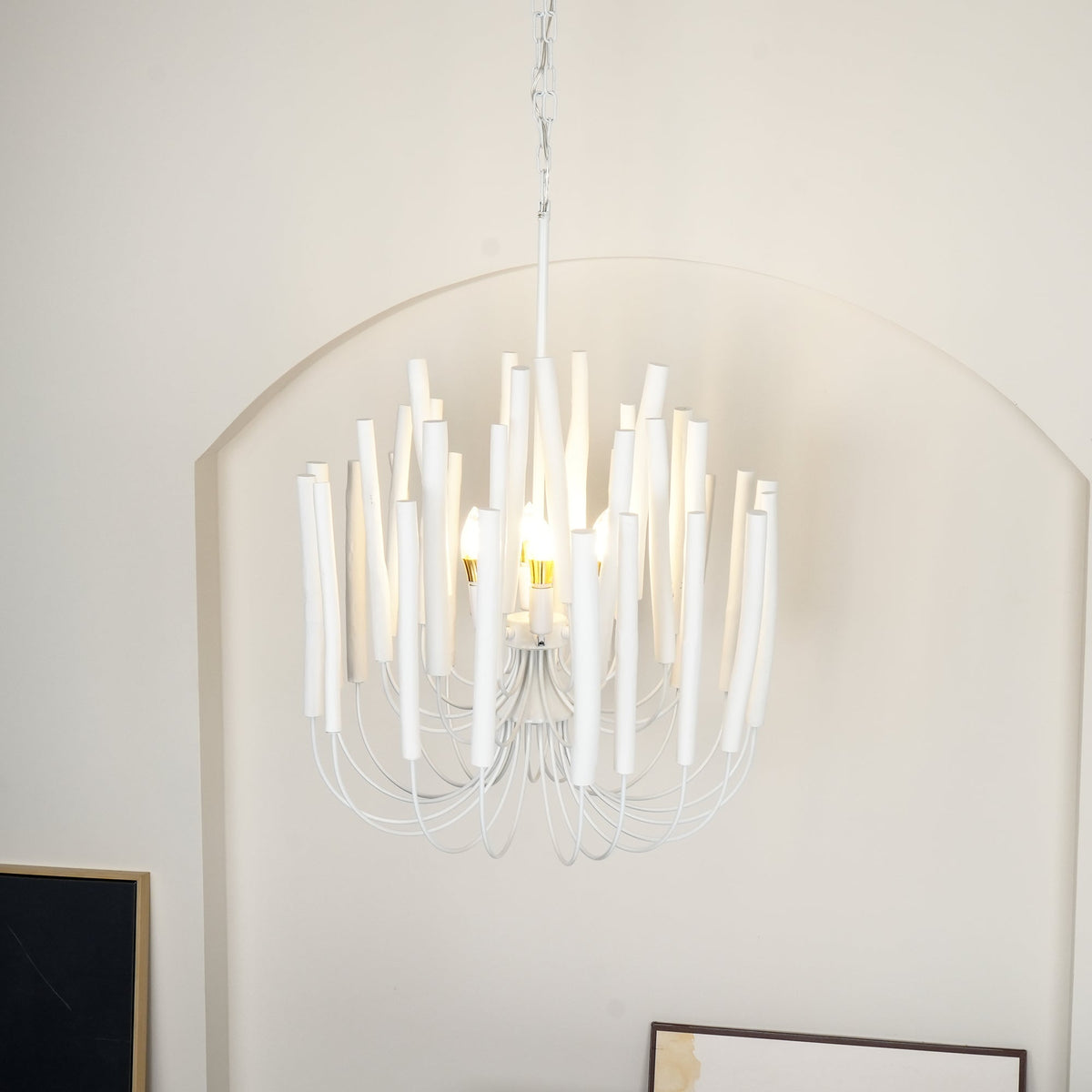 Swinton Tilda Chandelier - 5 Heads ∅ 19.7″ x H 20.9″Whitecasivra