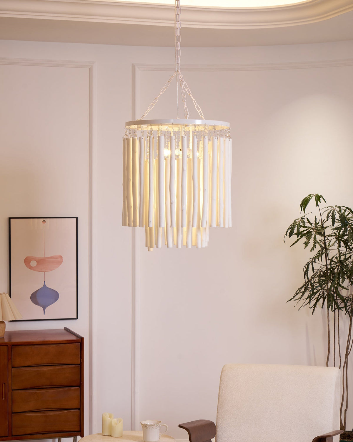 Swinton Tilda Chandelier - 5 Heads ∅ 19.7″ x H 20.9″Blackcasivra