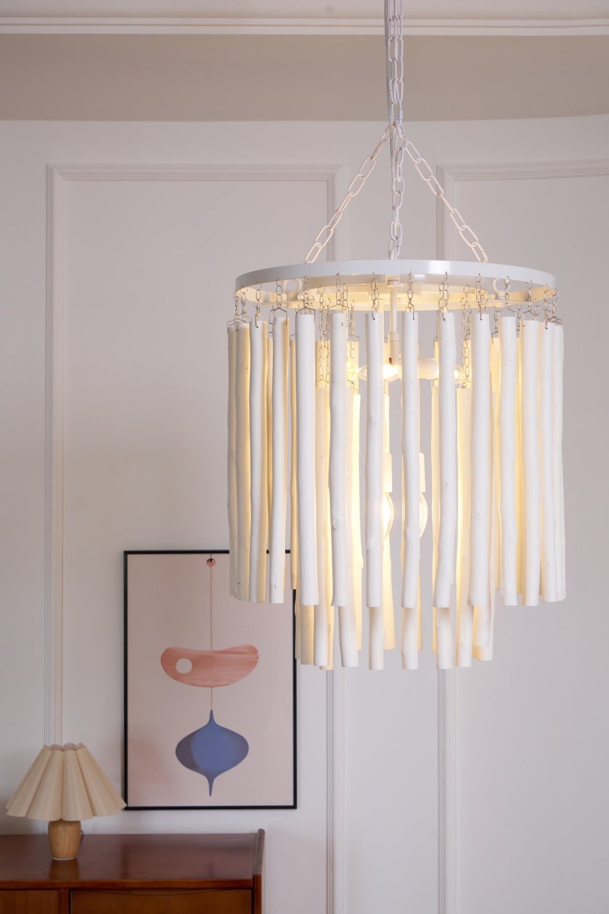 Swinton Tilda Chandelier - 6 Heads ∅ 20.9″ x H 29.9″Blackcasivra