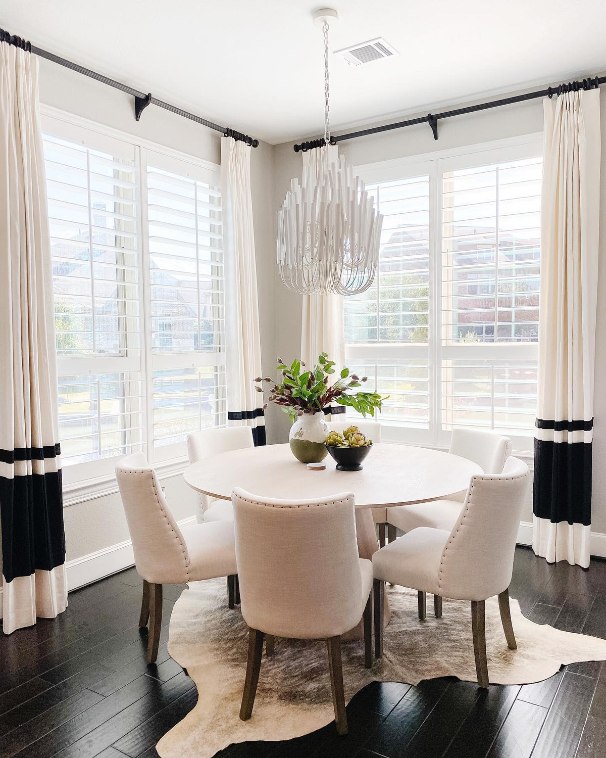 Swinton Tilda Chandelier - 6 Heads ∅ 20.9″ x H 29.9″Blackcasivra
