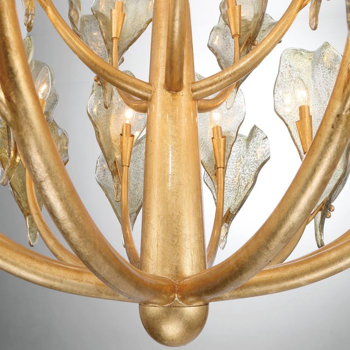 Tarot Modern Glass Chandelier - Gold32 Lightcasivra