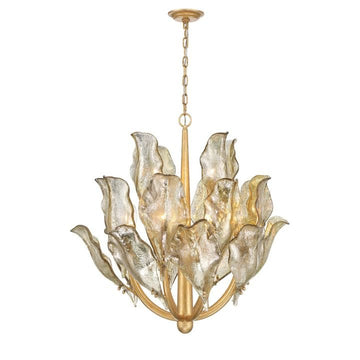 Tarot Modern Glass Chandelier - Gold12 Lightcasivra