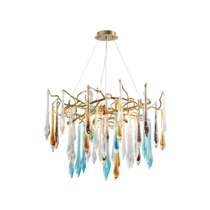 Teardrop Crystal Chandelier - Dia 23.6″(60cm) x H 23.6″(60cm)casivra