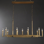 Thadrian Recatangular Chandelier 54”