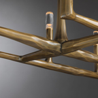 Thadrian Recatangular Chandelier 54”