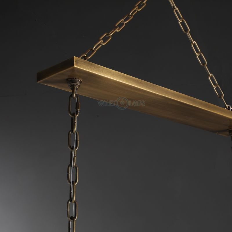 Thadrian Recatangular Chandelier 54”