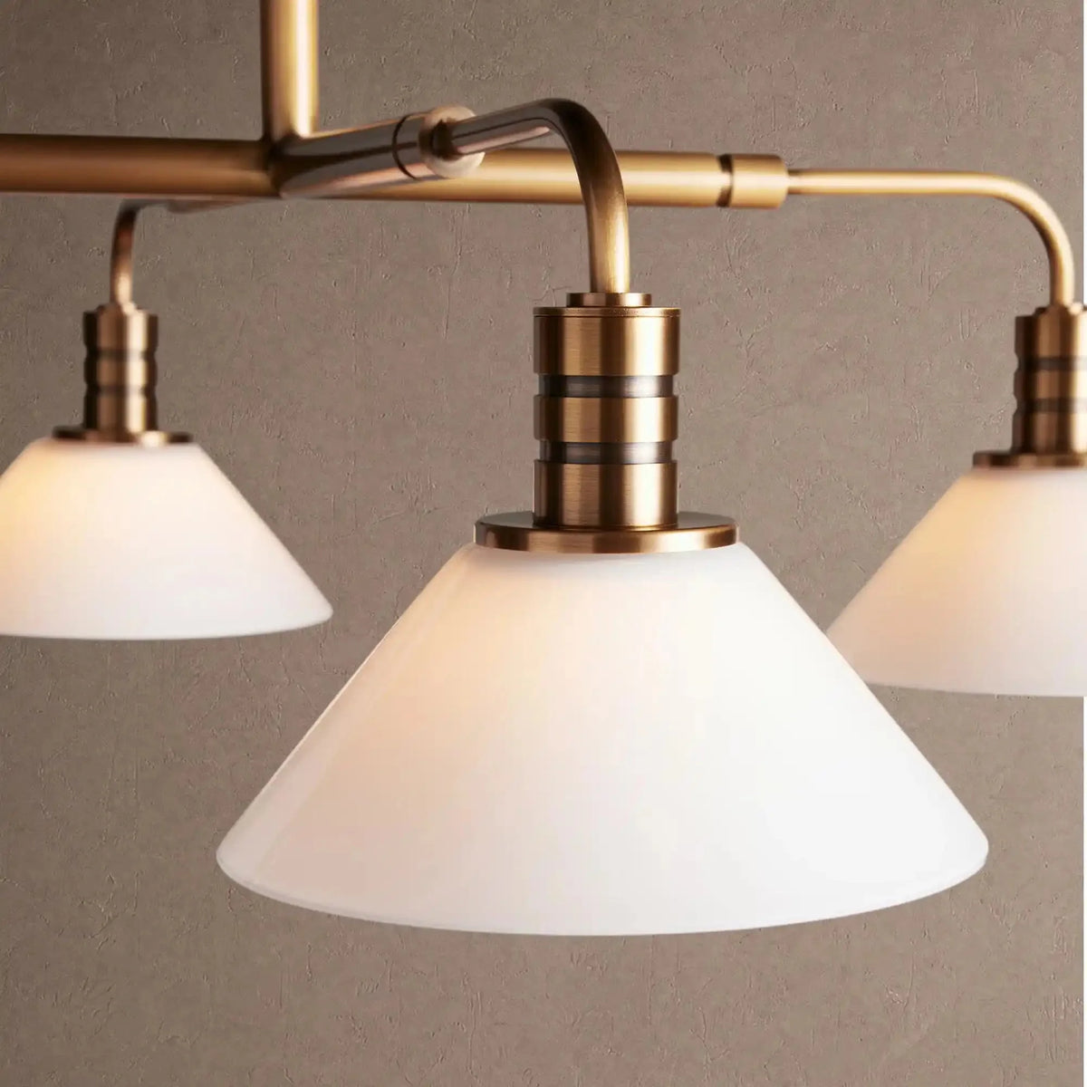 Themis Glass Round Chandelier 30'' 52'' - 52''BlackMilkcasivra