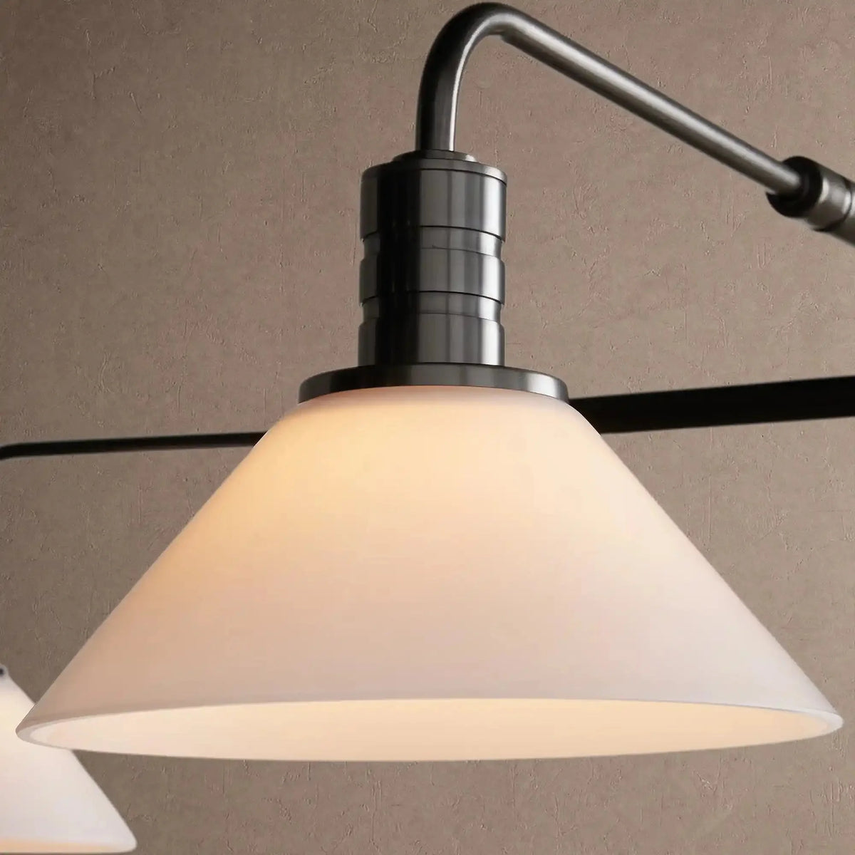 Themis Glass Round Chandelier 30'' 52'' - 52''BlackMilkcasivra