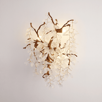 Thirza Branch Crystal Wall Sconce - casivra