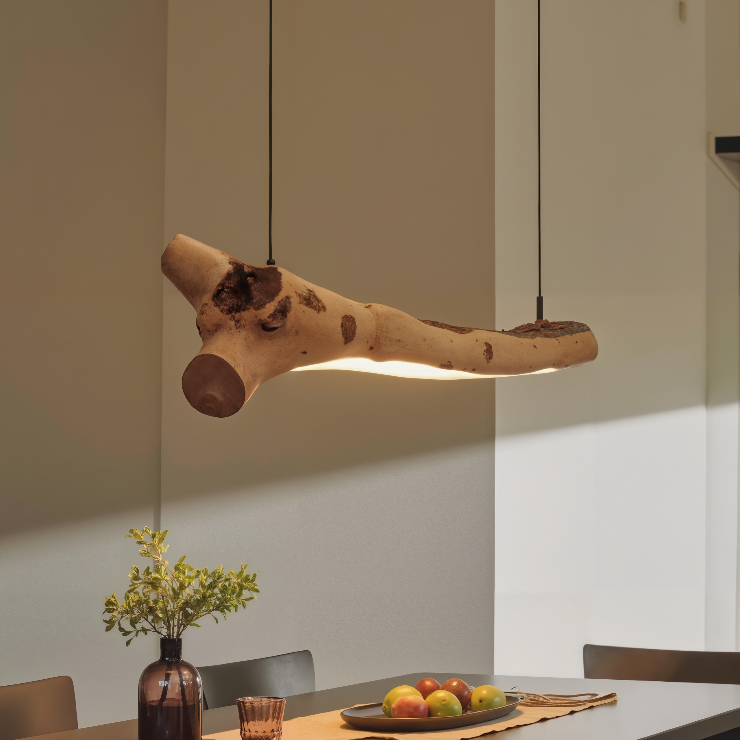 Rustic Hanging Light Fixture Branch Chandelier For Dining Room And Kitchen Island