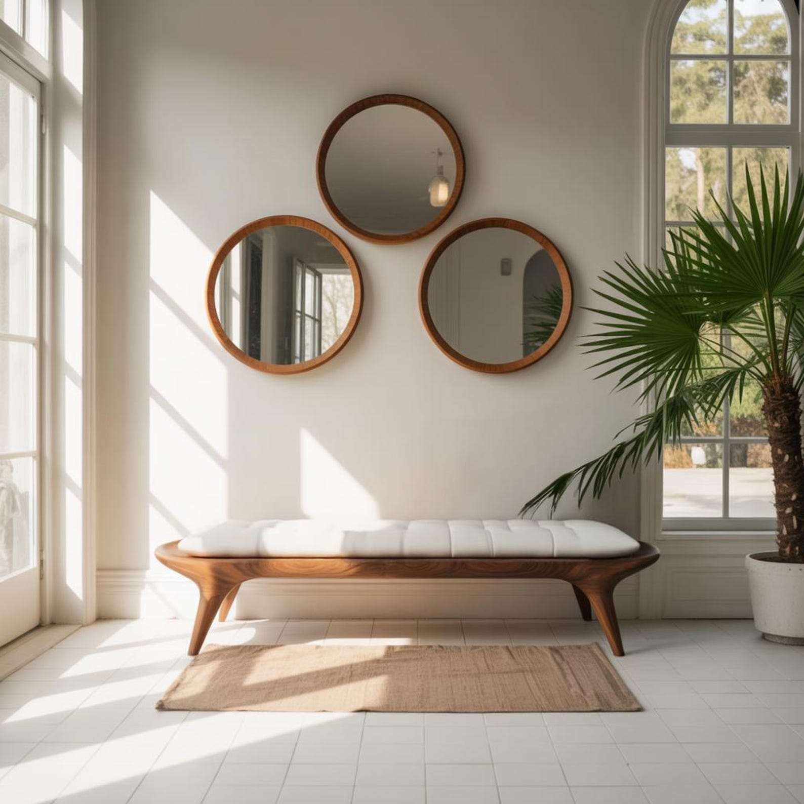 Modern Minimalist Bench For Hallway And Entryway Seating