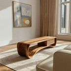 Handcrafted Coffee Table Compact Design For Living Room