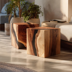 Handcrafted Low Coffee Table For Modern Furniture Decor