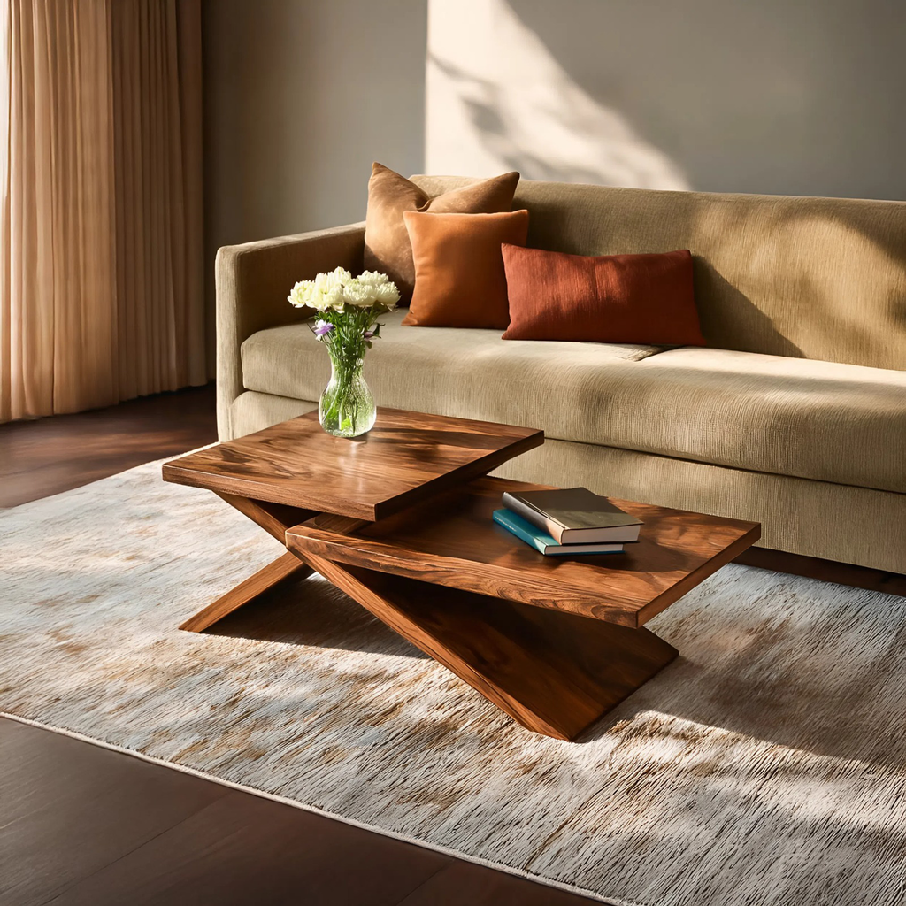 Rustic Coffee Table With Stylish Look For Living