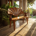 Rustic Live Edge Entryway Bench For Home Seating Area