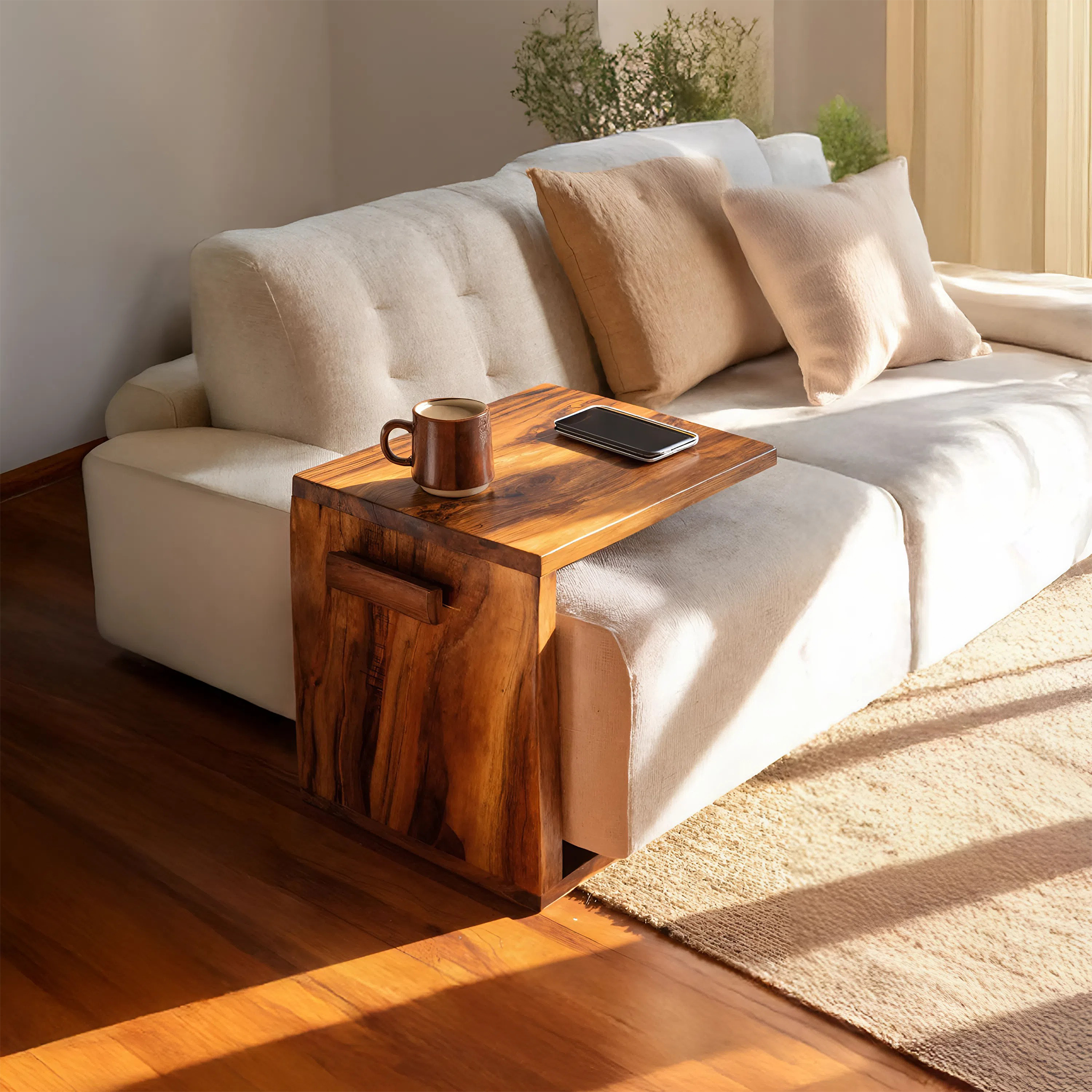 Mid Century Modern Armrest For Wooden Furniture Decor