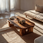 Farmhouse Handcrafted Abstract Coffee Table For Living Room