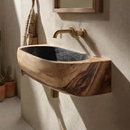 Mid Century Solid Wood Vanity Sink For Bathroom Furniture Decor