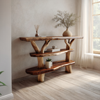 Handcrafted Solid Wood Console Table For Classic Entryway Furniture Style