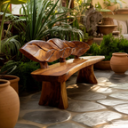 Minimalist Solid Wood Entryway Bench For Modern Homes