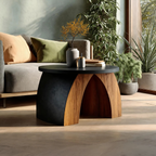 Farmhouse Wooden Side Table For Rustic Furniture Decor