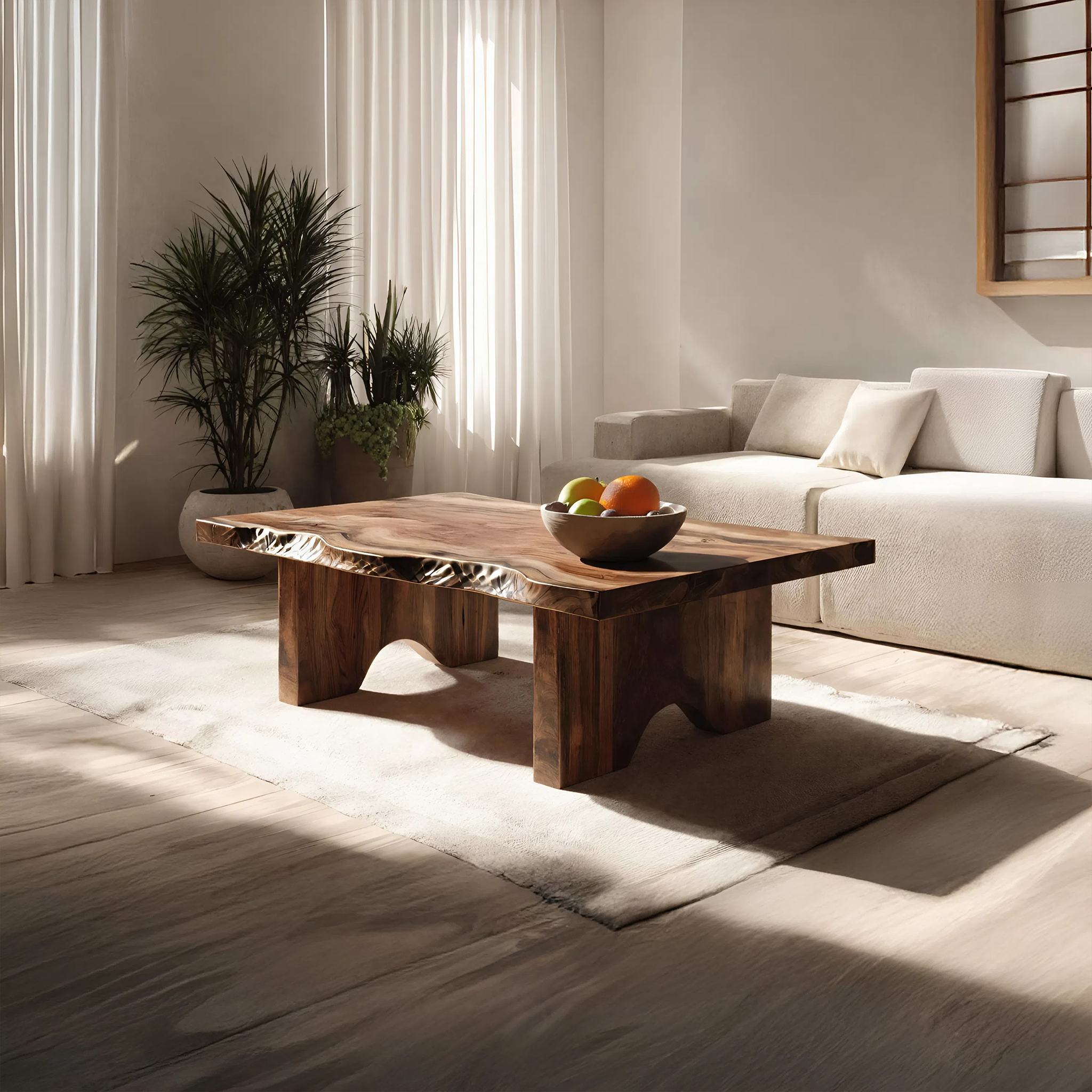 Modern Irregular Abstract Coffee Table For Entryway Decor