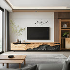 Mid Century TV Console For Modern Living Room