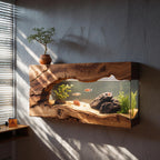 Wall Mounted Aquarium Frame For Living Room And Office