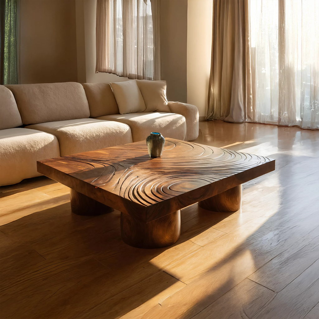 Modern Handcrafted Abstract Coffee Table For Living Room Decor