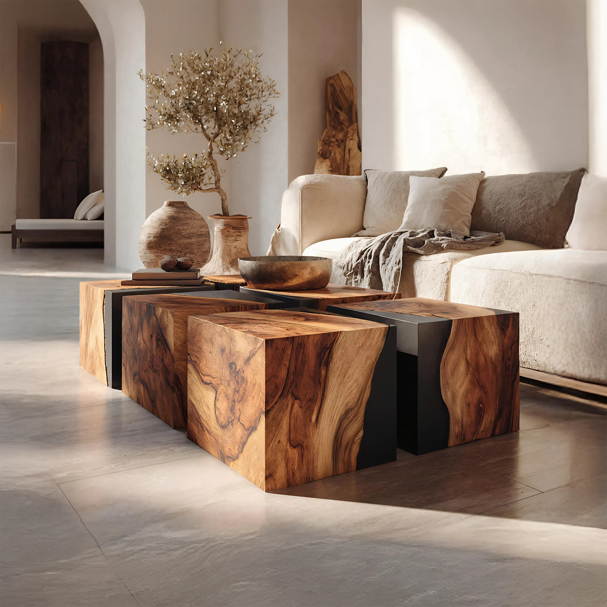 Modern Low Coffee Table For Small Living Room Spaces