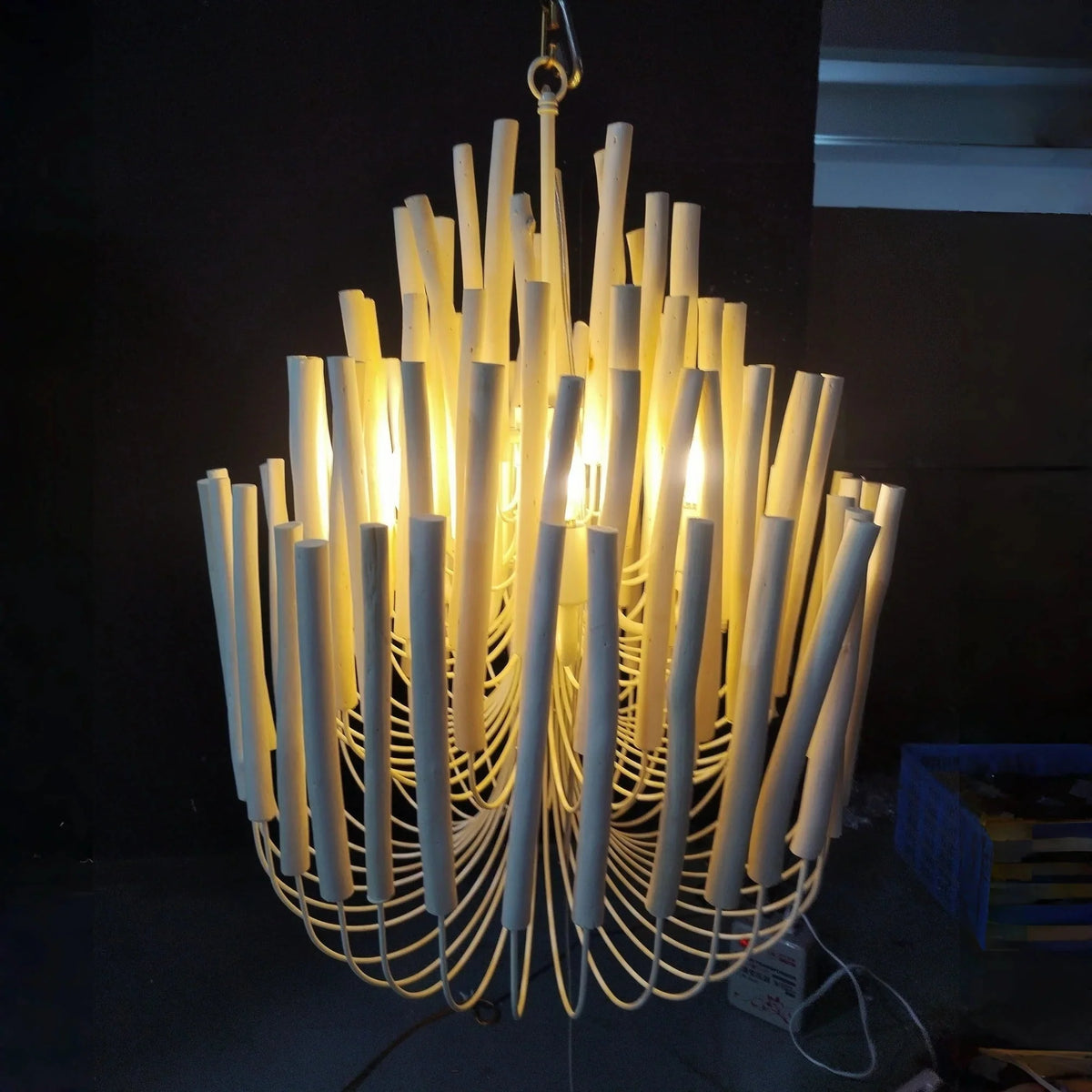 Tildalay Wide Chandelier 21" 36" - 36"Blackcasivra