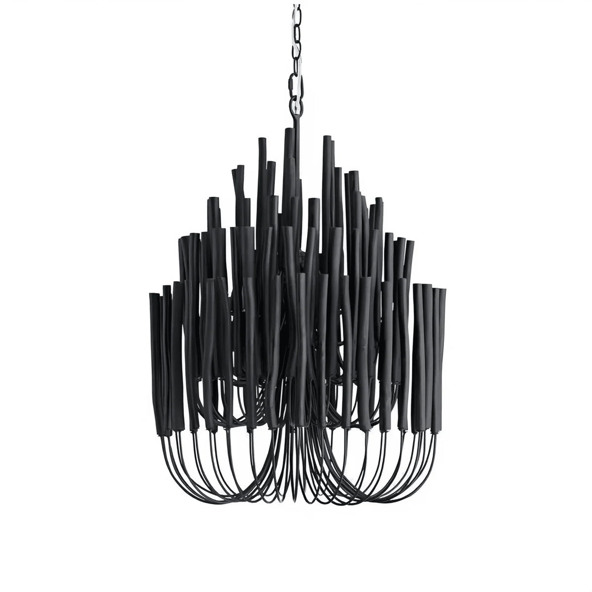 Tildalay Wide Chandelier 21" 36" - 21"Blackcasivra
