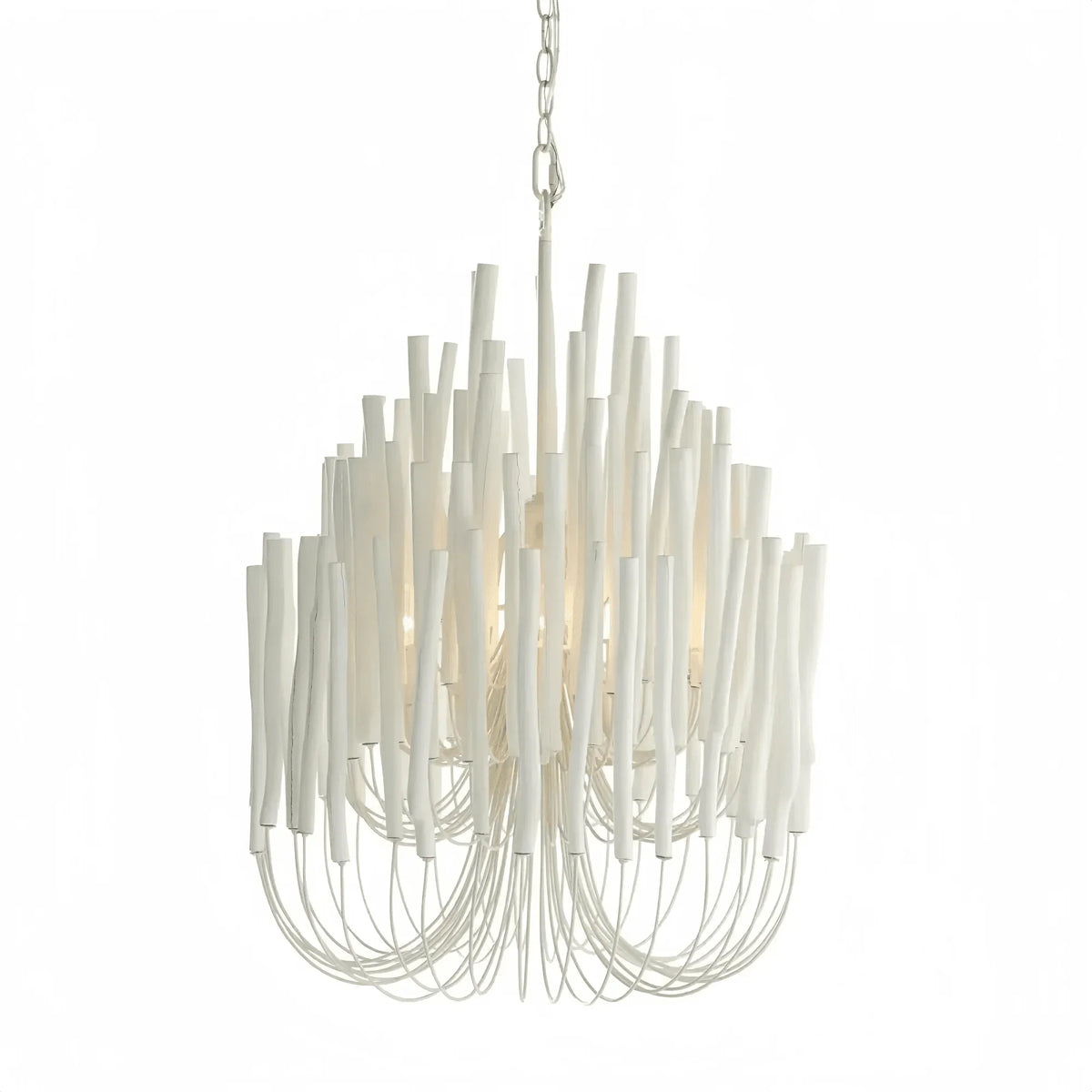 Tildalay Wide Chandelier 21" 36" - 21"Whitecasivra