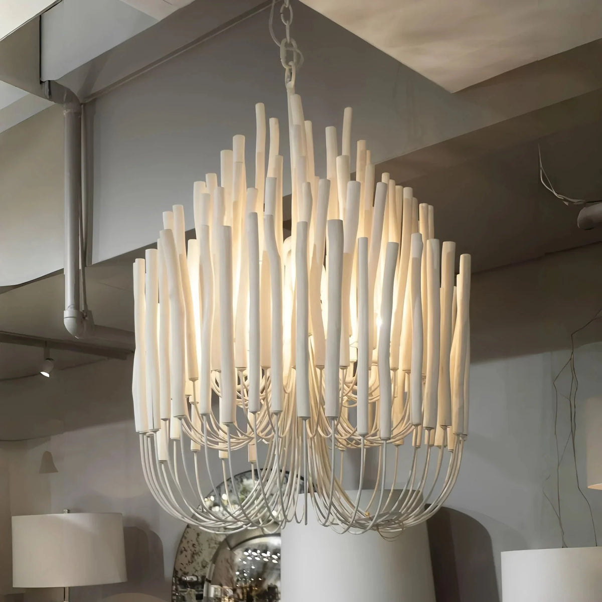 Tildalay Wide Chandelier 21" 36" - 36"Blackcasivra