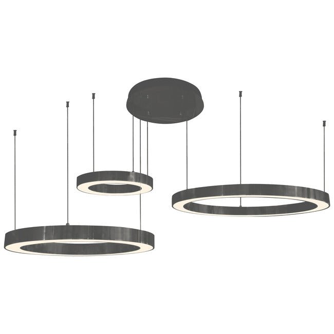 Travara Multi Light Chandelier - Polished Gunmetal59”casivra
