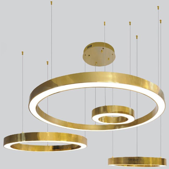 Travara Multi Light Chandelier - Polished Brass59”casivra