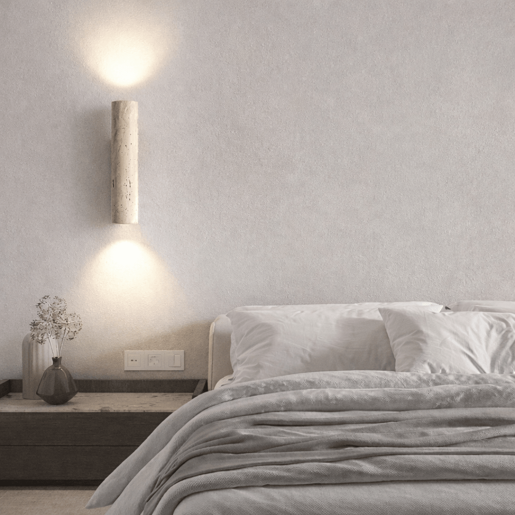 buyLunaro Travertine Wall Sconce - Morsale
