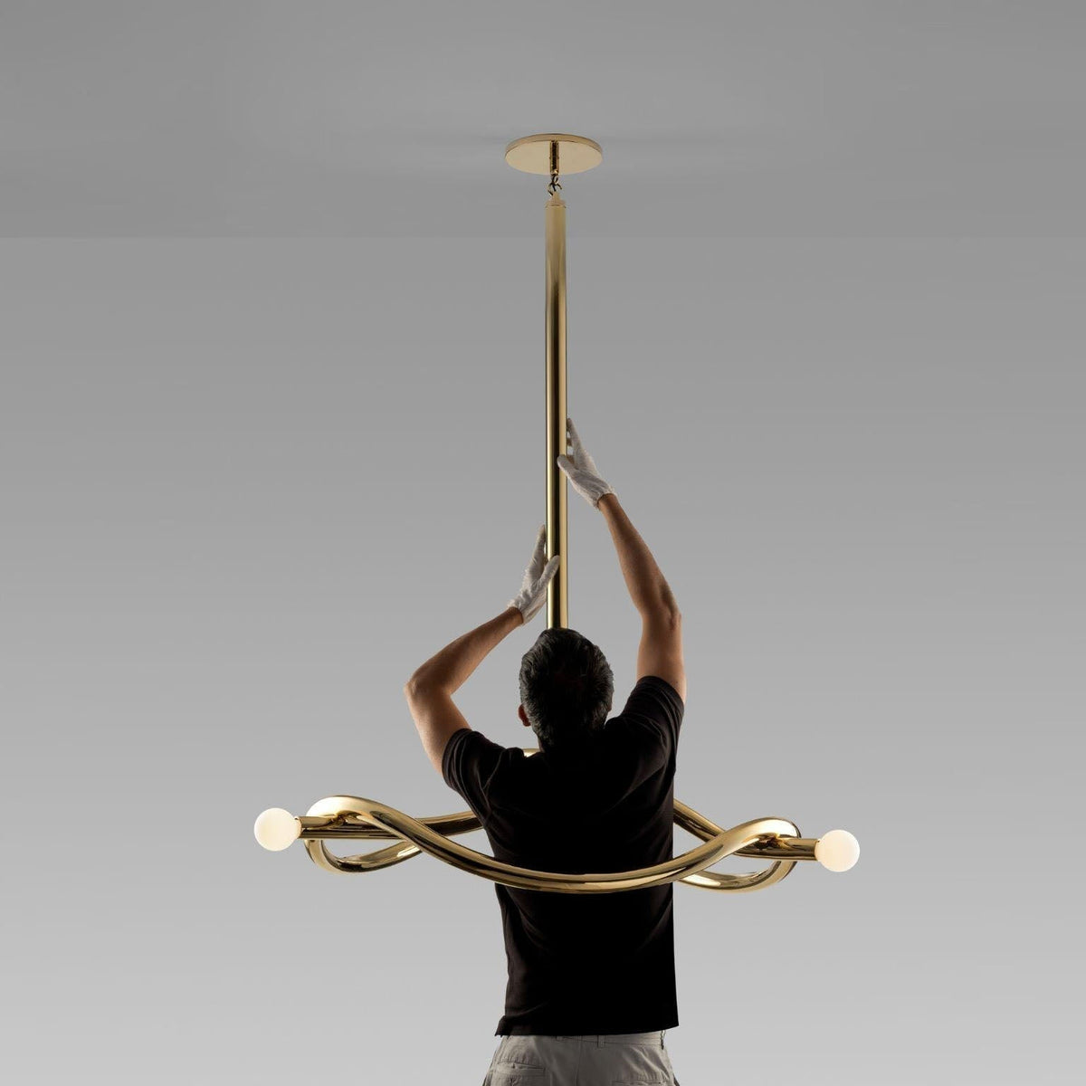 Tryst Chandelier - 3 lights ∅ 44.9″ x H 17.7″Antique Brasscasivra