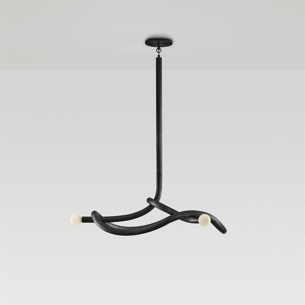 Tryst Chandelier - 3 lights ∅ 44.9″ x H 17.7″Blackcasivra