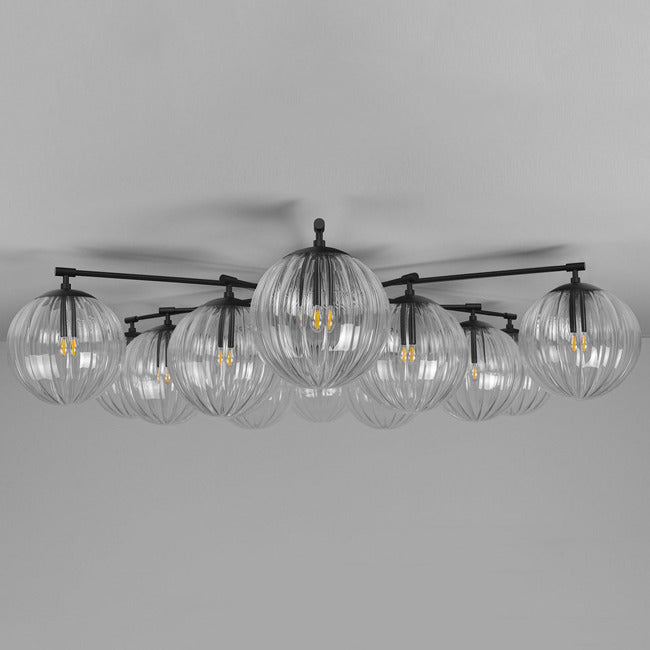 Umbrina Round Chandelier - Black GunmetalDries Ribboncasivra