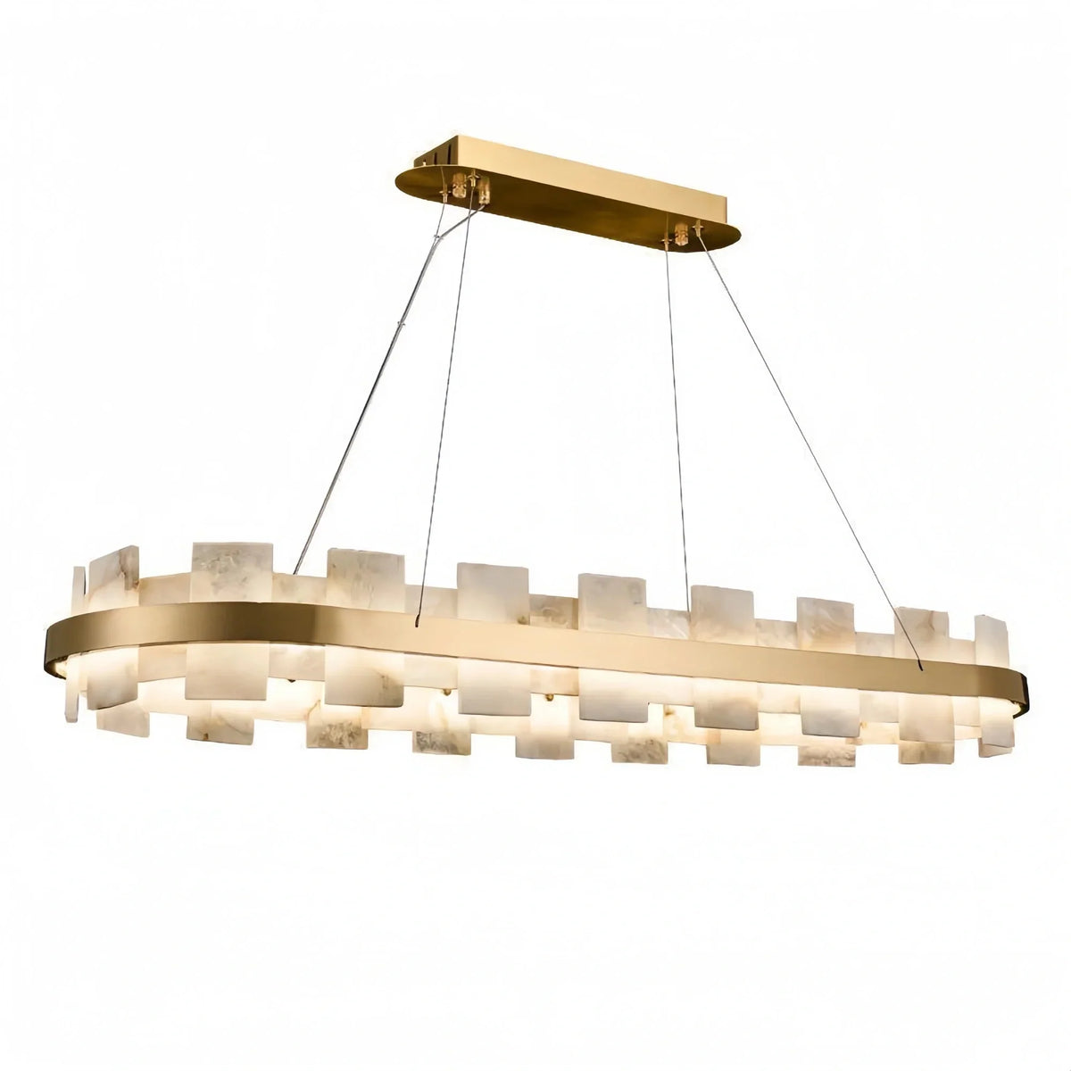 Varnaka Alabaster Chandelier Light - 23.6" / 60cmcasivra