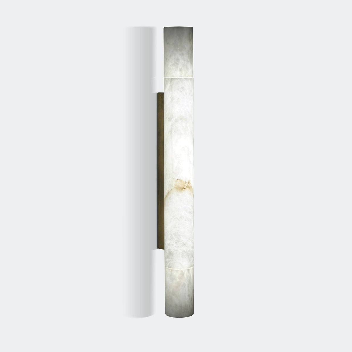 Venus Modern Linear Alabaster Wall Sconce 3'' 4.7'' - 3'' W x 22'' HBrasscasivra