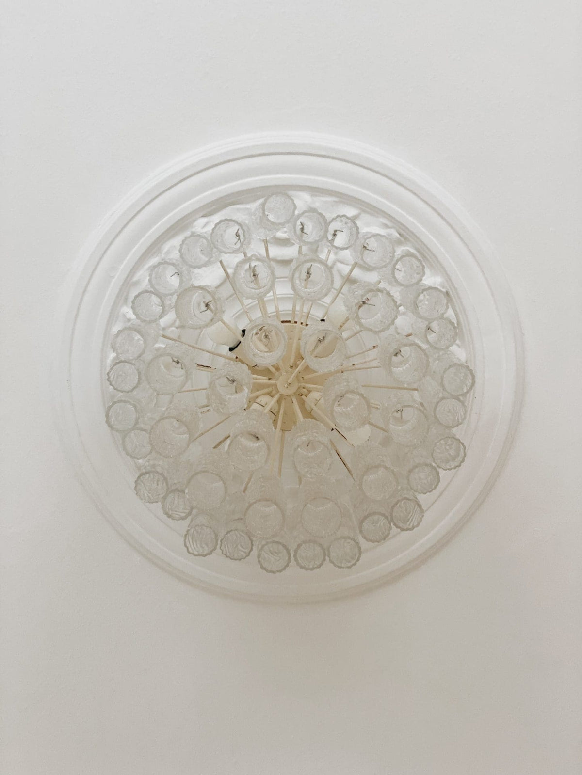 Vintage – Murano chandelier for Venini – 1970 – Transparent - casivra