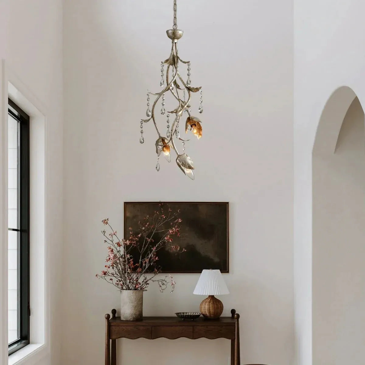 Vitalba 28" Pendant in clear - modern dining room lighting