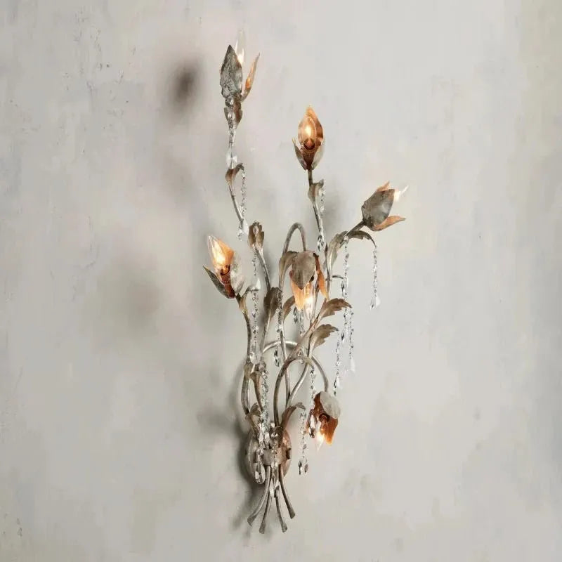 Vitalba 3-Light Wall Sconce in clear - bedroom lighting