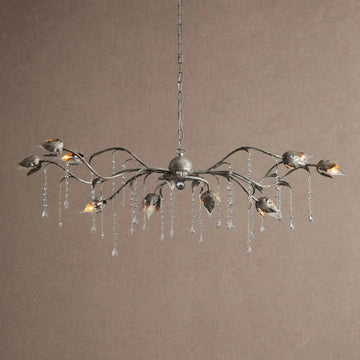 Vitalba Rectangular Chandelier 52" 61" 71" - 52"casivra