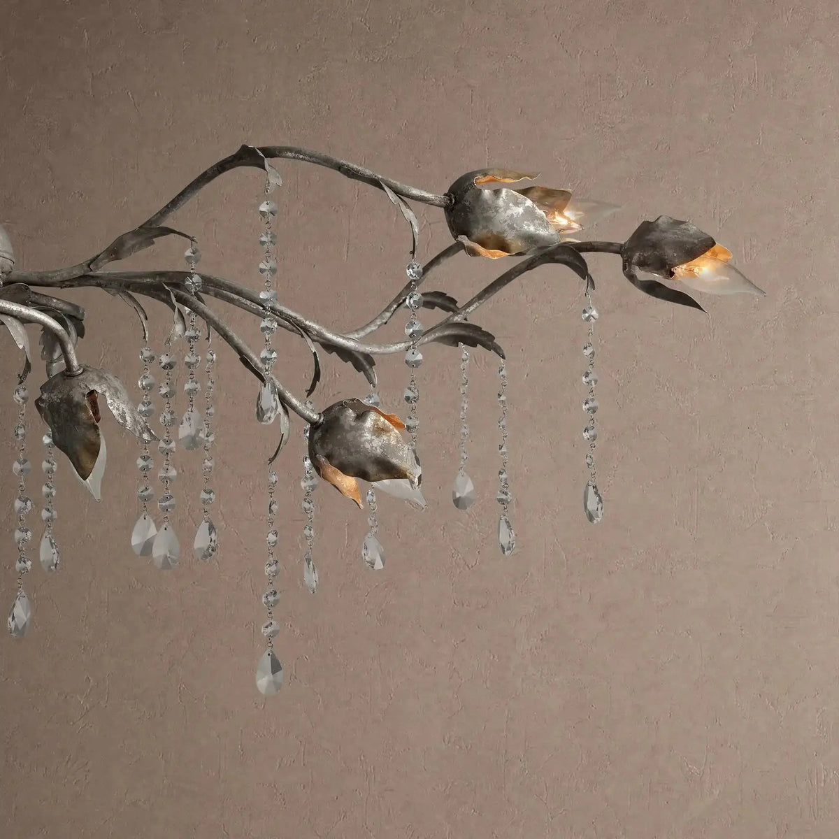 Vitalba Rectangular Chandelier 52" 61" 71" - 71"casivra