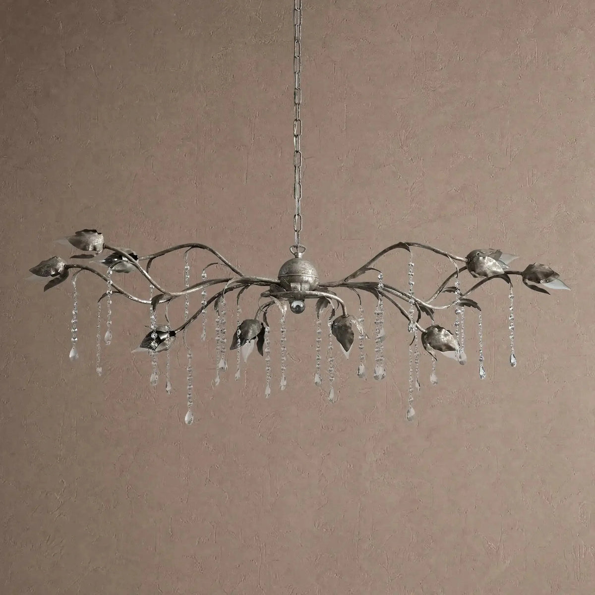 Vitalba Rectangular Chandelier 52" 61" 71" - 52"casivra