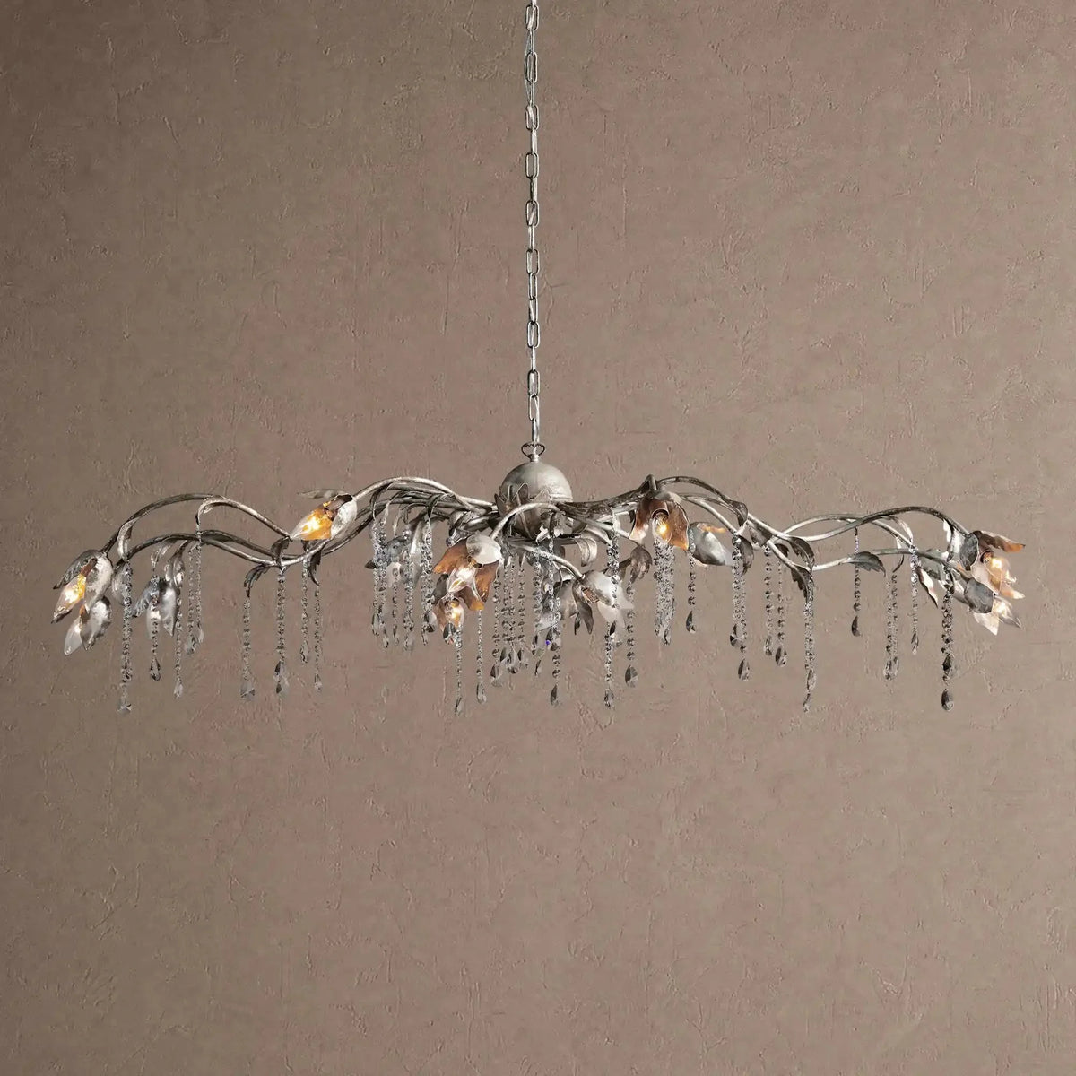 Vitalba Rectangular Chandelier 52" 61" 71" - 61"casivra